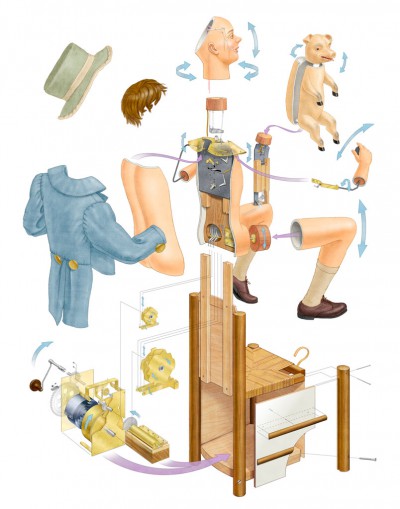 morris museum, informational illustration, technical drawing